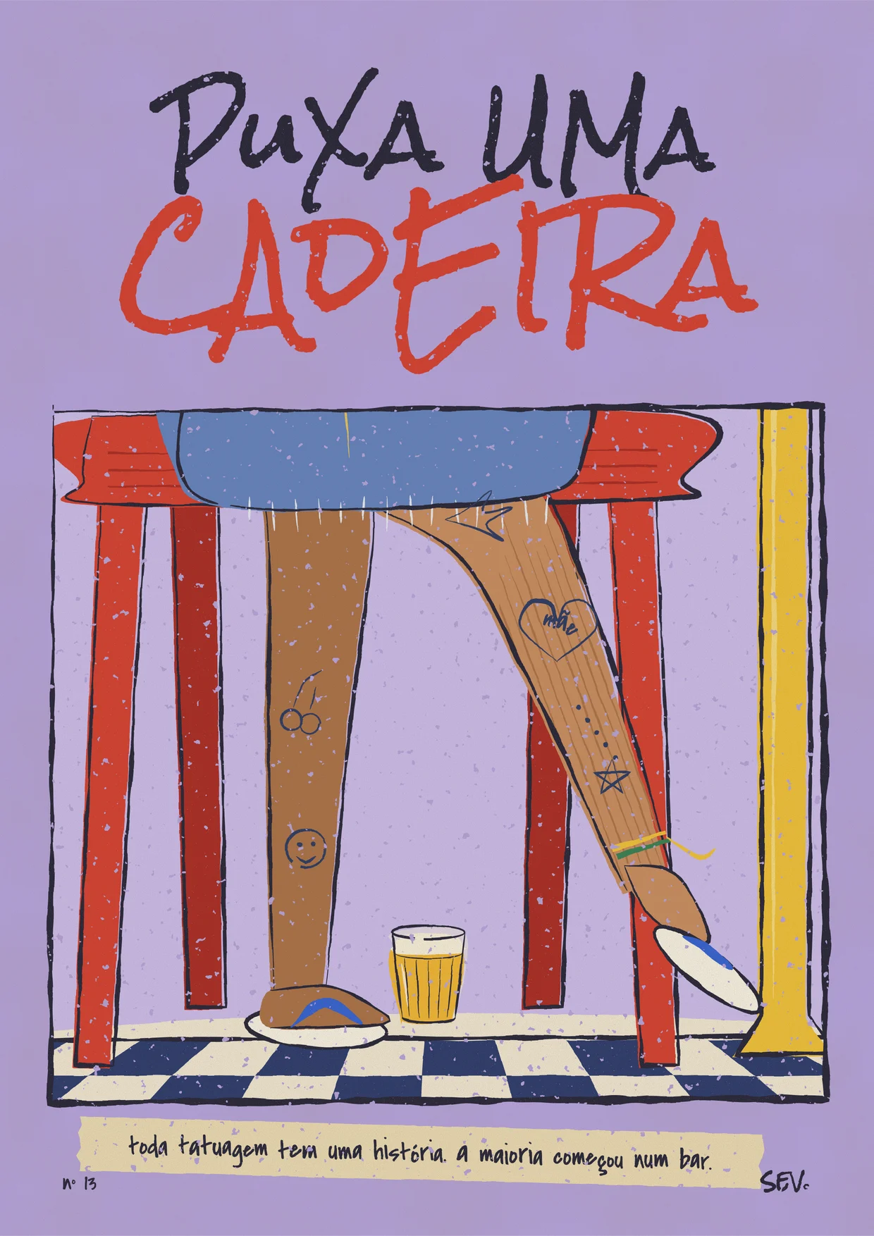 Lambe 13: Puxa uma cadeira