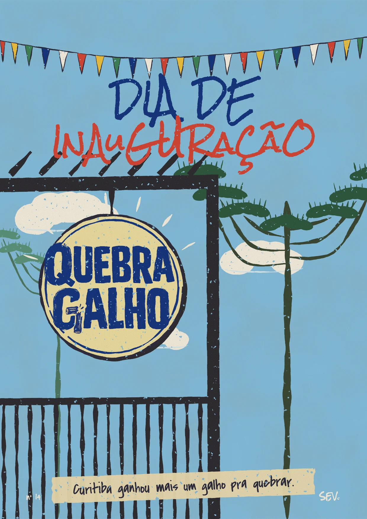 Lambe 14: Dia de inauguração